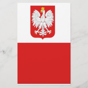 polen vlag briefpapier