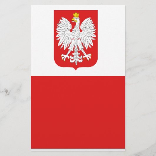 polen vlag briefpapier (Voorkant)