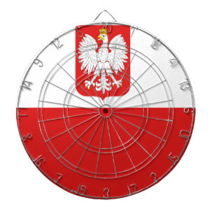 polen vlag dartbord