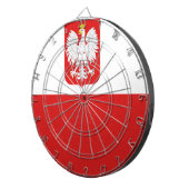 polen vlag dartbord (Voorkant Rechts)
