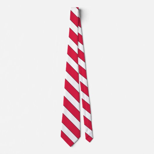 Polen Vlag Elegante Patriottische Stropdas (Voorkant)