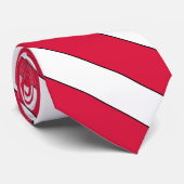 Polen Vlag Elegante Patriottische Stropdas (Opgerold)