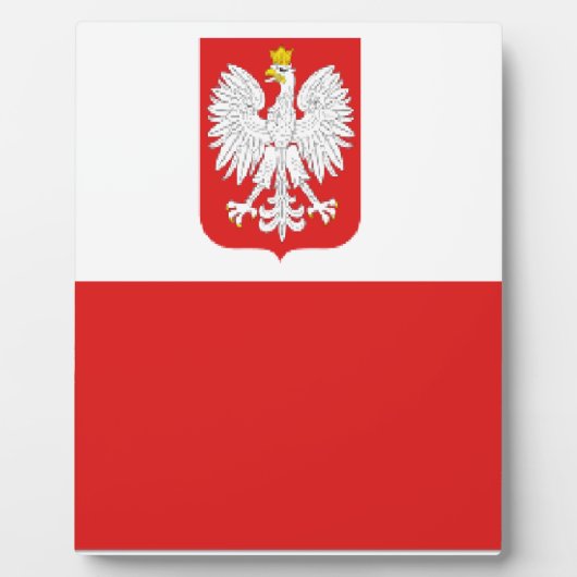 polen vlag fotoplaat (Voorkant)