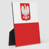 polen vlag fotoplaat (Zijkant)