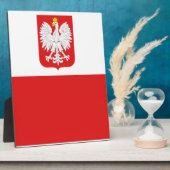 polen vlag fotoplaat (Zijkant)