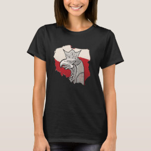 Polen Vlag Kaart Poolse Adelaar Polska Patriottisc T-shirt