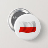 Polen Vlag Knop Ronde Button 5,7 Cm (Voorkant /achterkant)