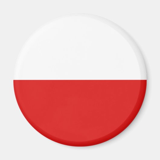 Polen Vlag magneet (Voorkant)