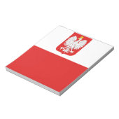 polen vlag notitieblok (Linkerzijde)