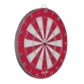 Polen Vlag Patriot's Bullseye Dartbord (Voorkant Links)