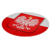 Polen Vlag Patriottisch Pools Polska Reizen Europa Snijplank (Hoek)