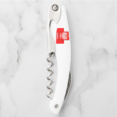 Polen Vlag Patriottisch Voetbal Polska Kurkentrekker (Voorkant)