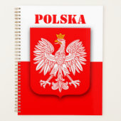 Polen Vlag Patriottisch Voetbal Polska Reizen Euro Planner (Voorkant)