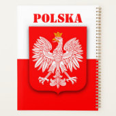 Polen Vlag Patriottisch Voetbal Polska Reizen Euro Planner (Achterkant)