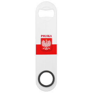 Polen Vlag Patriottisch Voetbal Polska Speed Flessenopener