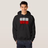 Polen Vlag Polen Hoodie (Voorkant volledig)