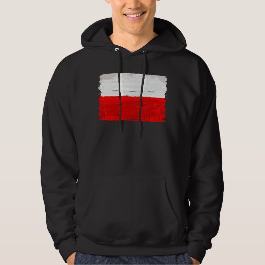 Polen Vlag Polen Hoodie (Voorkant)