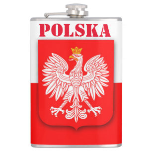 Polen Vlag Polska Patriottisch Football Voetbal Heupfles