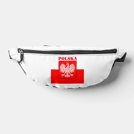 Polen Vlag Polska Patriottisch Football Voetbal Heuptasje (Liggend)