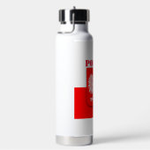Polen Vlag Polska Patriottisch Football Voetbal Waterfles (Rechts)