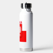 Polen Vlag Polska Patriottisch Football Voetbal Waterfles (Links)