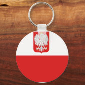 polen vlag sleutelhanger (Voorkant)