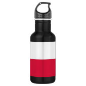 Polen Vlag Vrijheidsfles Waterfles (Voorkant)