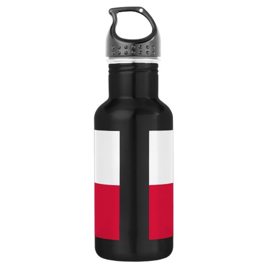 Polen Vlag Vrijheidsfles Waterfles (Achterkant)