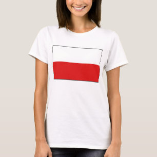 Polen vlag x kaart T-Shirt