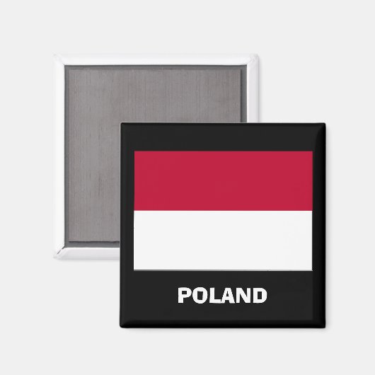 Polen* Vlaggenmagneet Magneet (Voorkant / Achterkant)