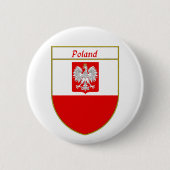 Polen-vlaggenschip Ronde Button 5,7 Cm (Voorkant)