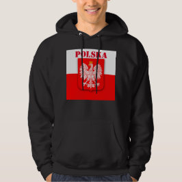 Polen Vlaggenwereldpatriottisch Football Voetbal P Hoodie
