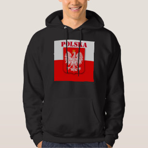 Polen Vlaggenwereldpatriottisch Football Voetbal P Hoodie