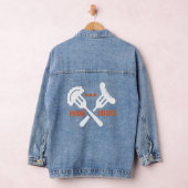 Polen Voedsel Pierogi Kielbasa Pools Denim Jacket (Hangar)