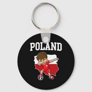 Polen Voetbal Dabbing Voetbal Polska Poolse Kinder Sleutelhanger