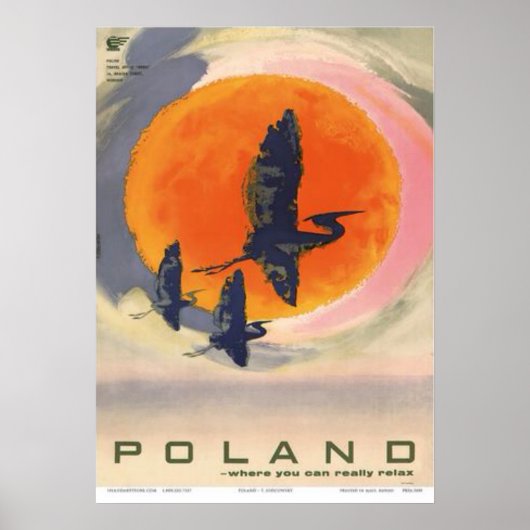 Polen: Waar je echt kunt ontspannen, c.1965 Poster (Voorkant)