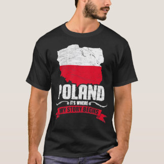 Polen waar mijn verhaal begint t-shirt