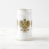 Polen (Wapen) Gouden Crest Bierpul (Center)
