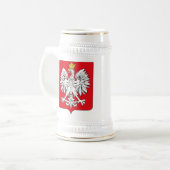Polen Wapenmunt-Mok Bierpul (Voorkant links)