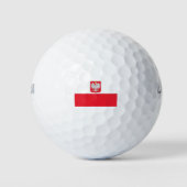 Polen Wapenvlag Golfballen (Voorkant)