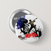 Polen Wara. Ronde Button 5,7 Cm (Voorkant /achterkant)