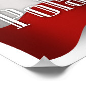 Polen Waving Flag Poster (Hoek)