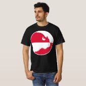Polen Wisent Zubr Poolse Nationale Dierenvlag T-shirt (Voorkant volledig)
