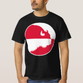 Polen Wisent Zubr Poolse Nationale Dierenvlag T-shirt (Voorkant)