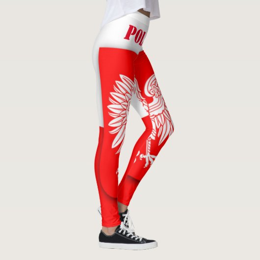 Polen WK 2026 Football Voetbal Polska Leggings (Rechts)