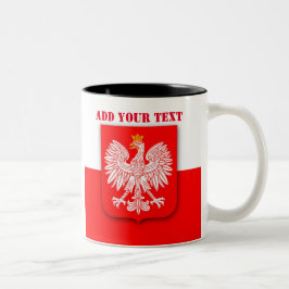 Polen WK 2026 Football Voetbal Polska Tweekleurige Koffiemok