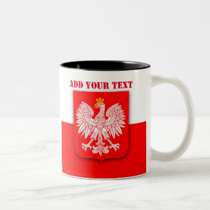 Polen WK 2026 Football Voetbal Polska Tweekleurige Koffiemok