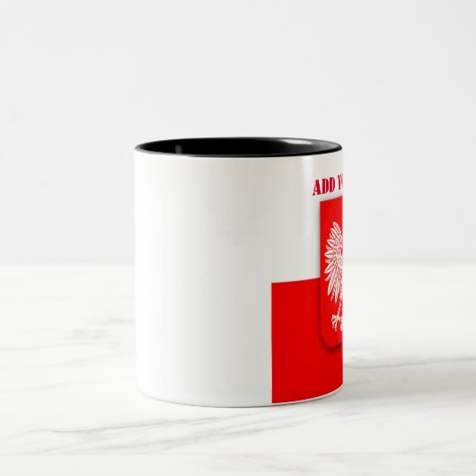 Polen WK 2026 Football Voetbal Polska Tweekleurige Koffiemok (Center)