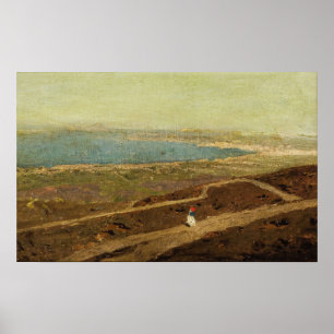 Polenov - Alleen langs de kust lopen Poster