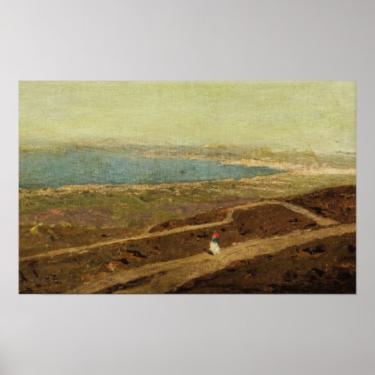 Polenov - Alleen Langs De Kust Wandelen Poster (Voorkant)